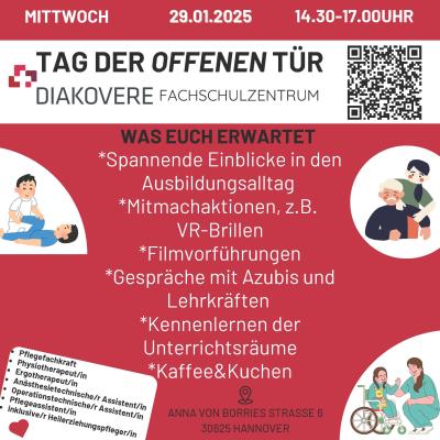Berufeparcours und Tag der offenen Tür im Diakovere Fachschulzentrum